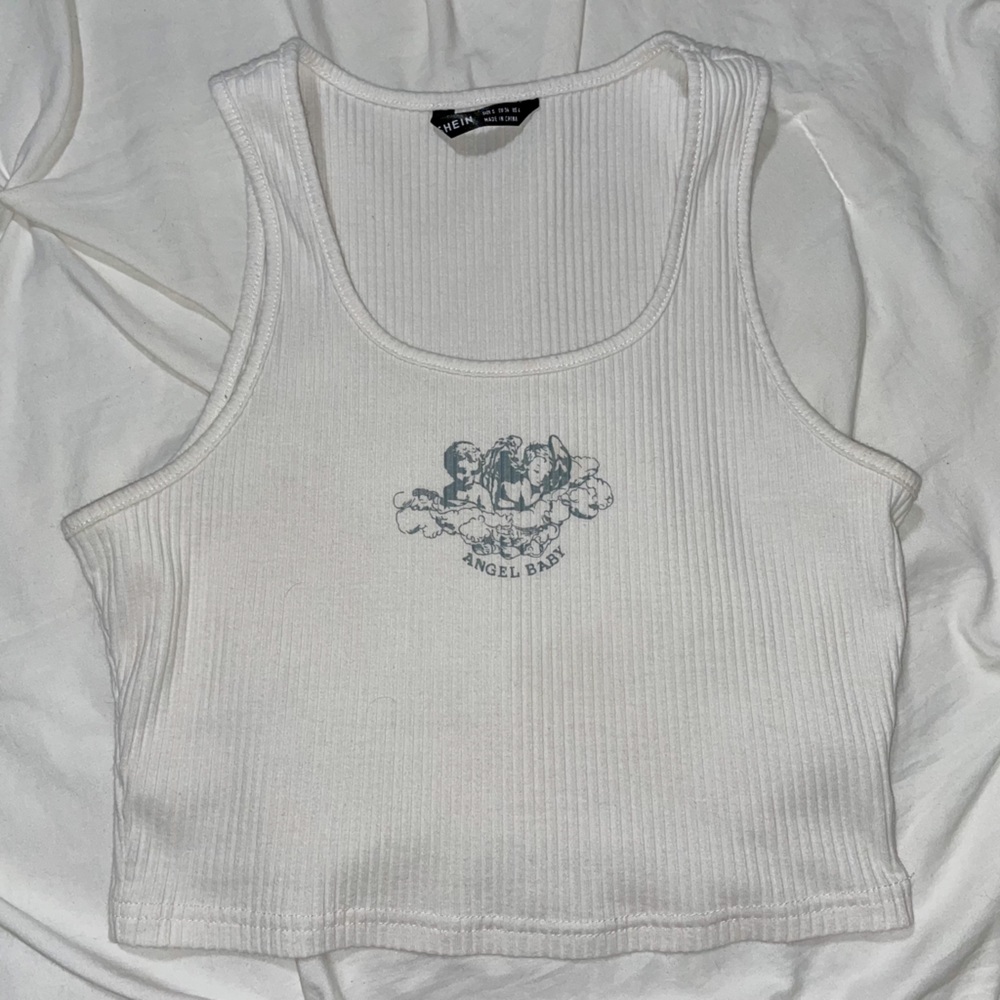 Angel crop tank
